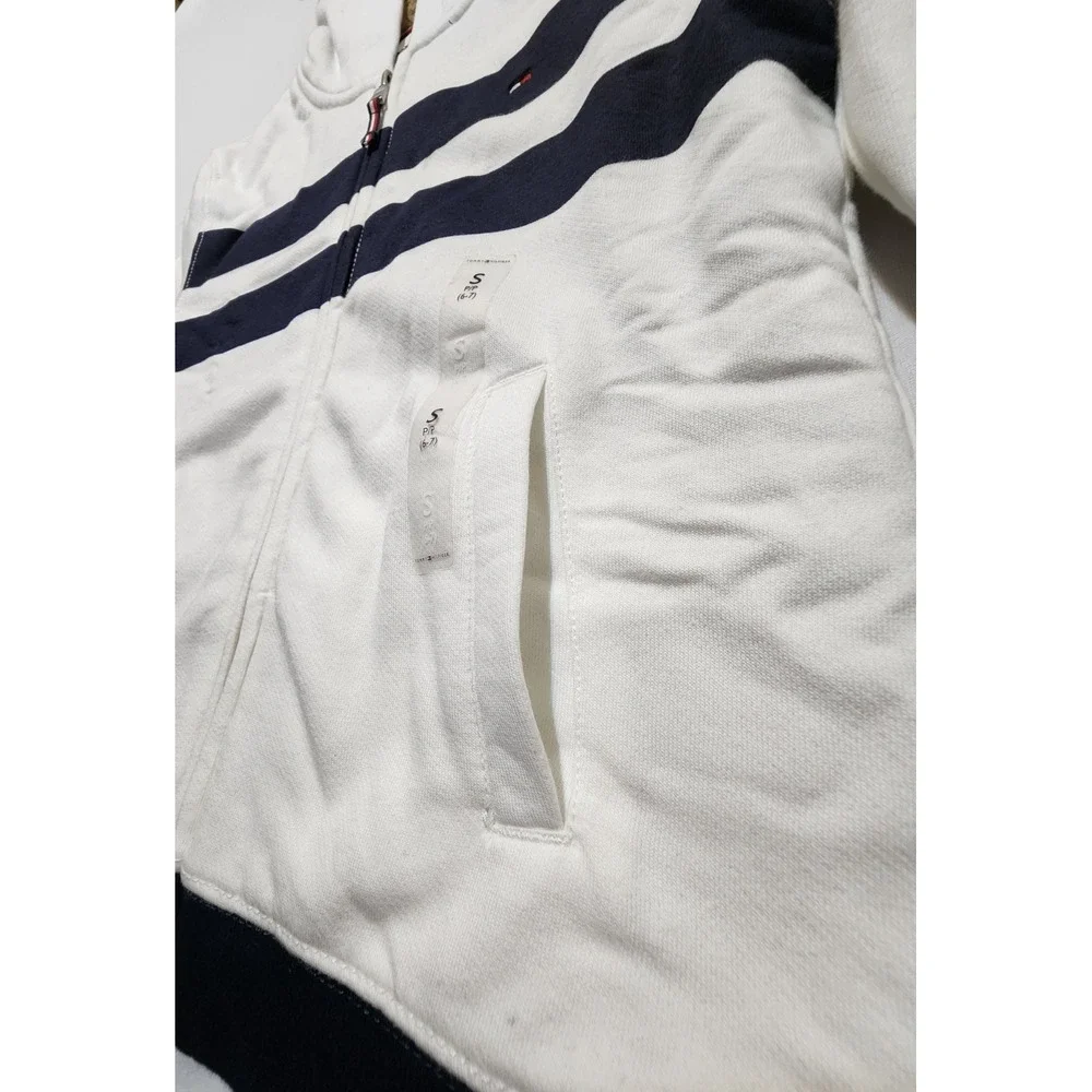 Tommy Hilfiger Boys Fleece Sherpa‎ Lined Full Zip Hoodie Size S